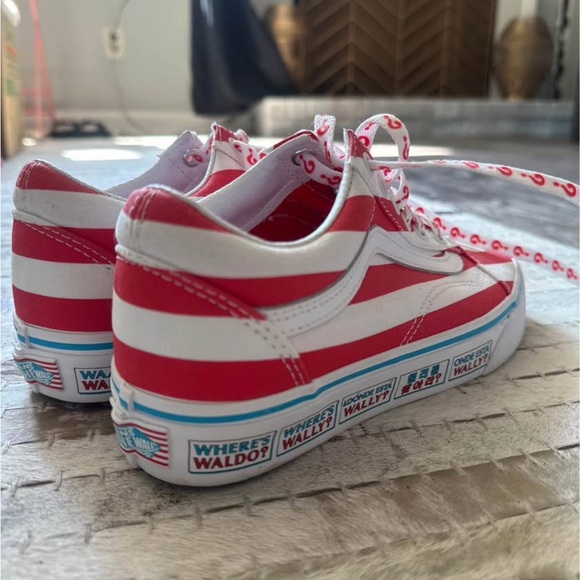 Vans Wheres Waldo? Striped Sneakers - Picture 2 of 5